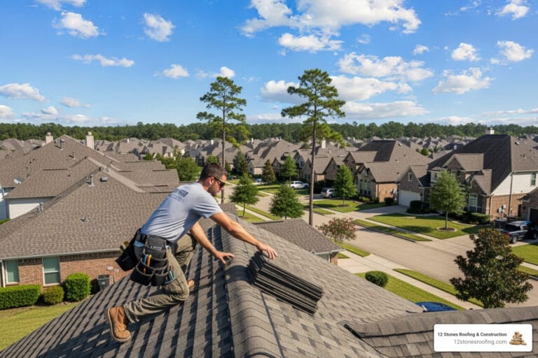 Roofing contractor The Woodlands