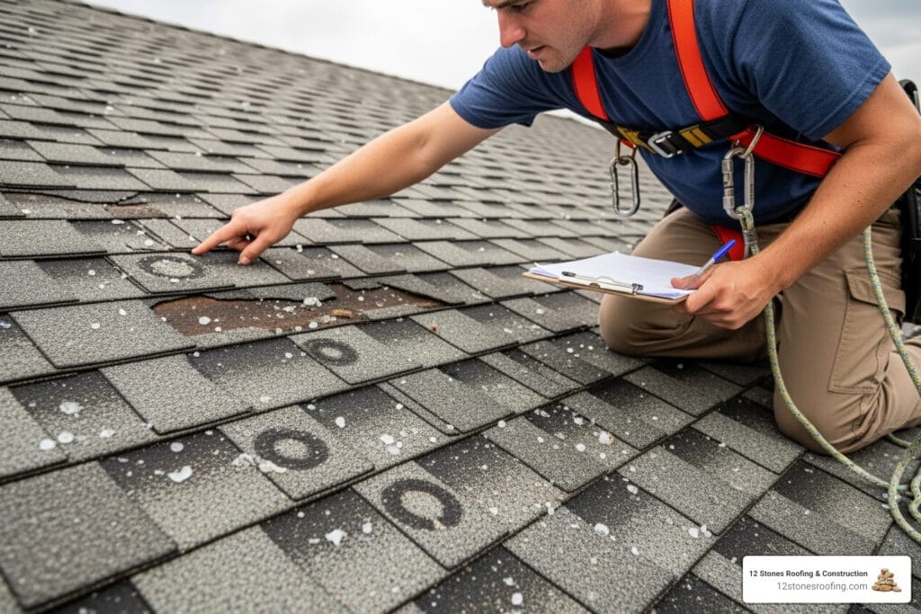 hail damage roof inspection