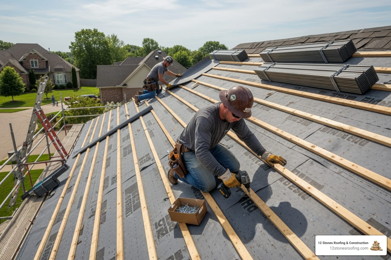 best way to put metal roof over shingles
