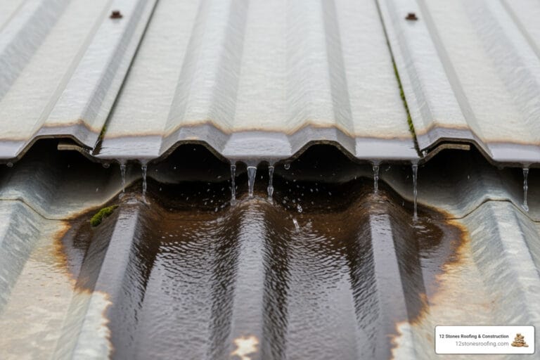 leaking metal roof repair