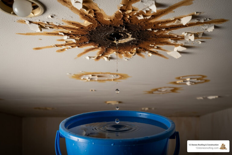 Quick roof leak repair