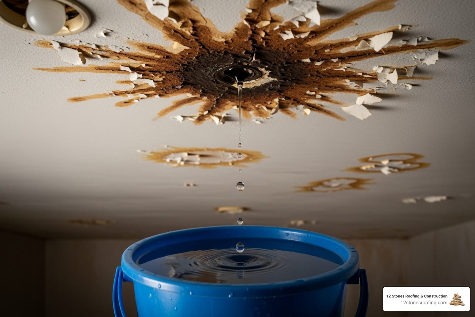 Quick roof leak repair