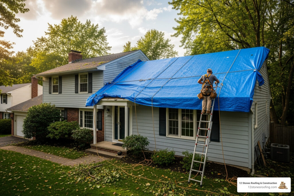 roof tarping service