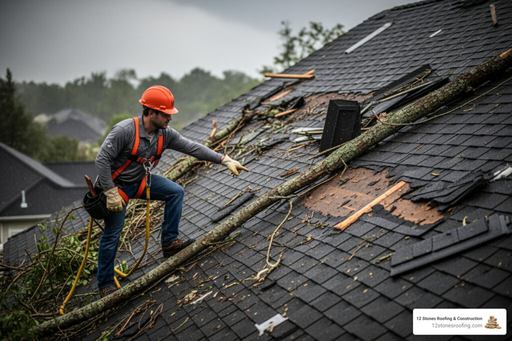 Emergency roof inspection