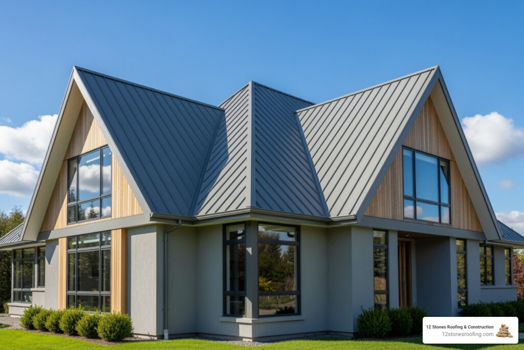installing metal roofing on a hip roof