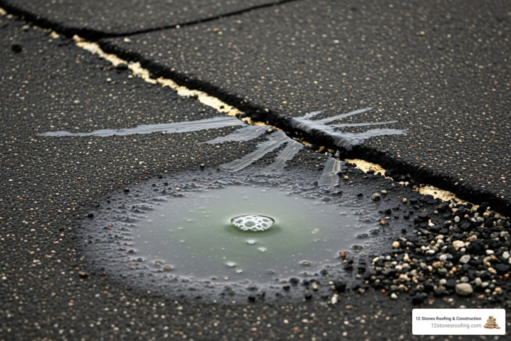 leaky flat roof repair
