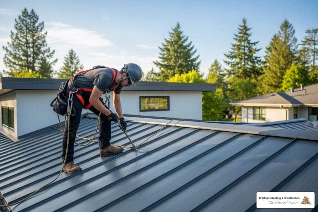 metal roof repair Pasadena