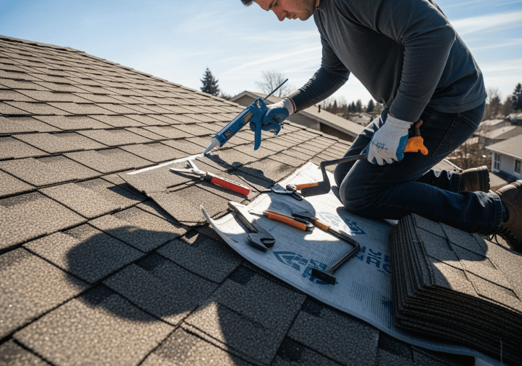 Roof repair for leaks