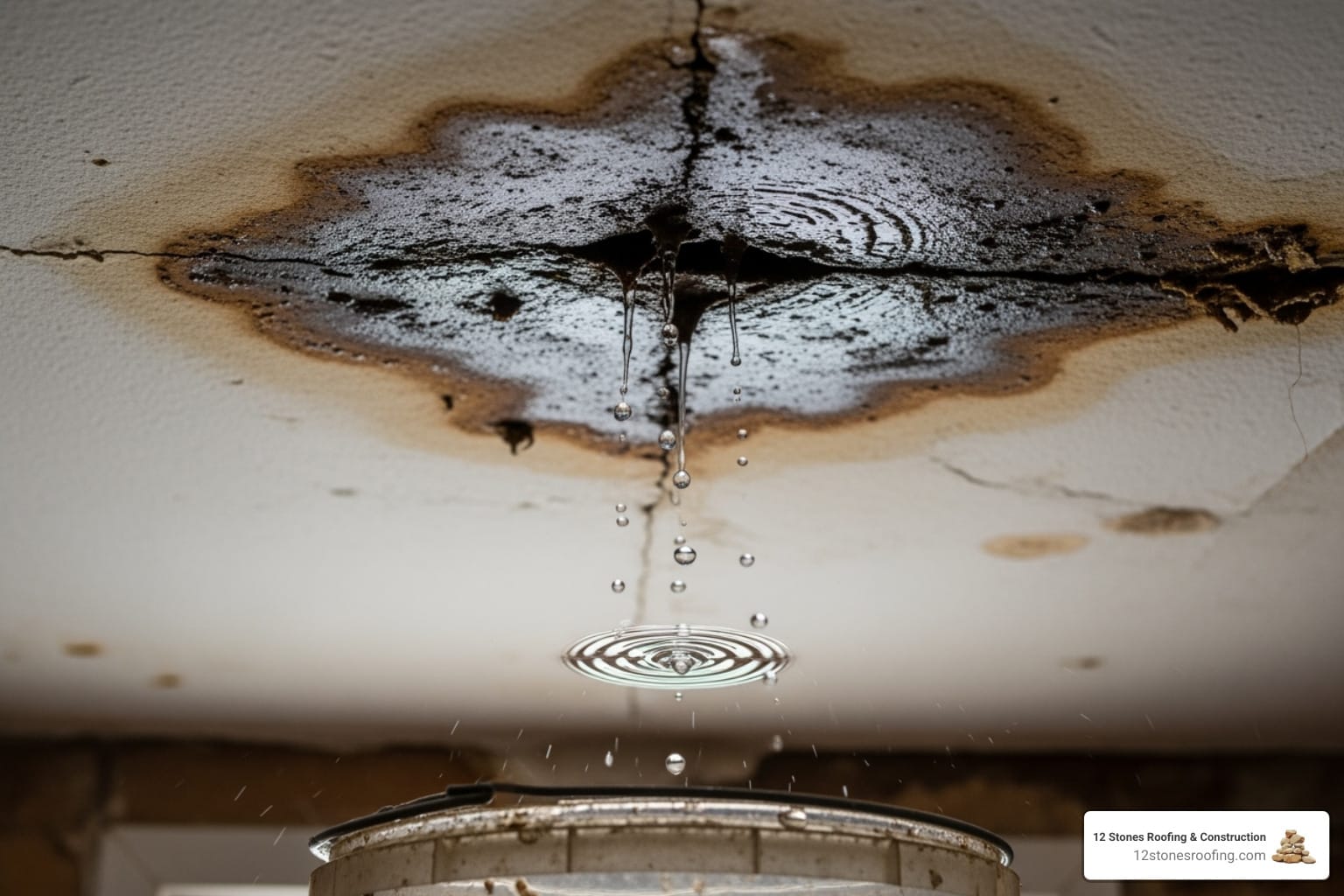 Water damage roof cost