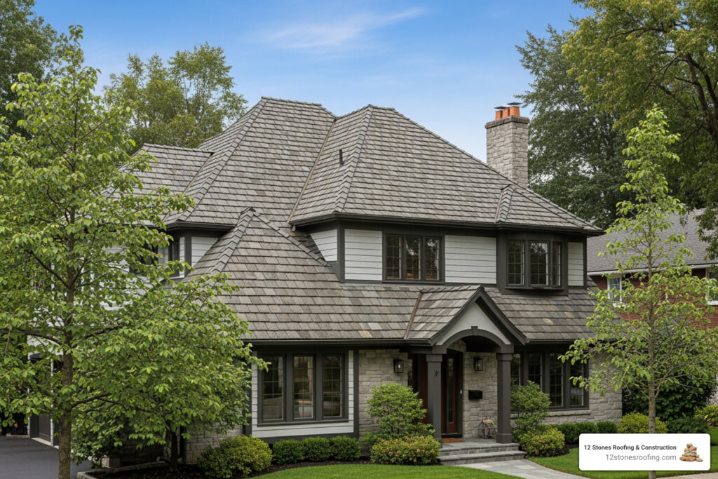 concrete slate tile roof