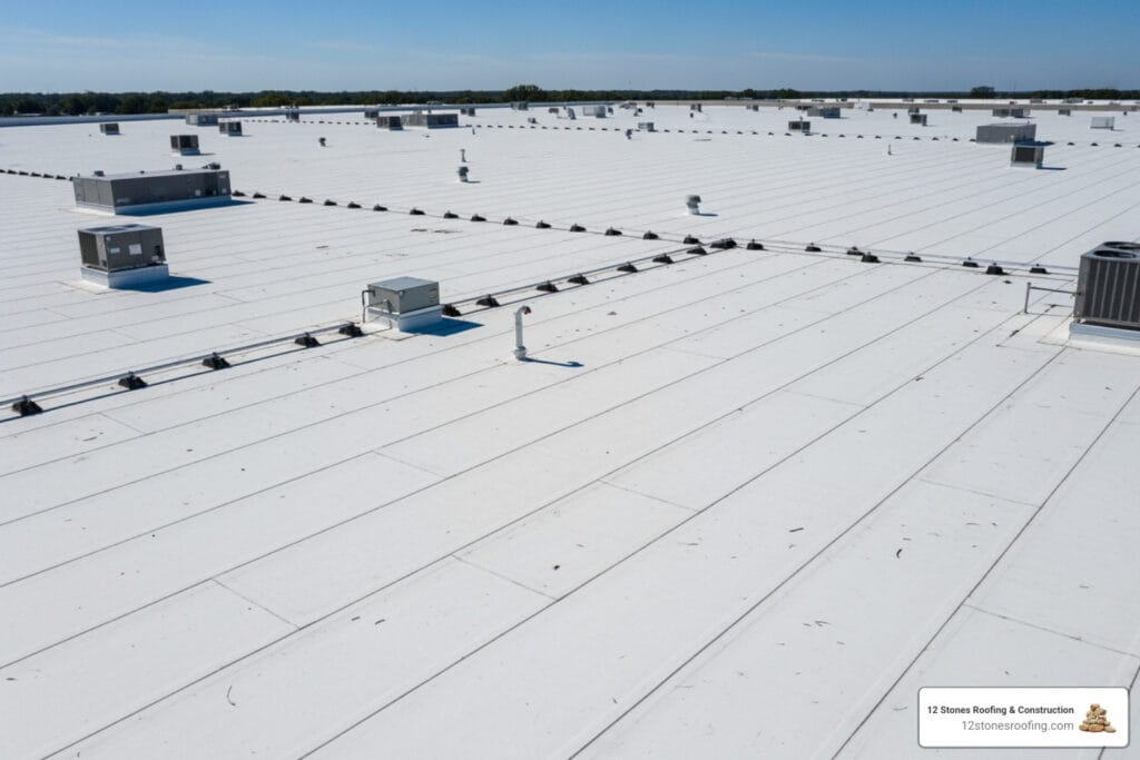 White TPO roofing