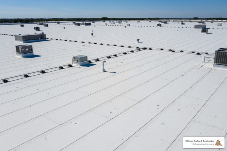 White TPO roofing