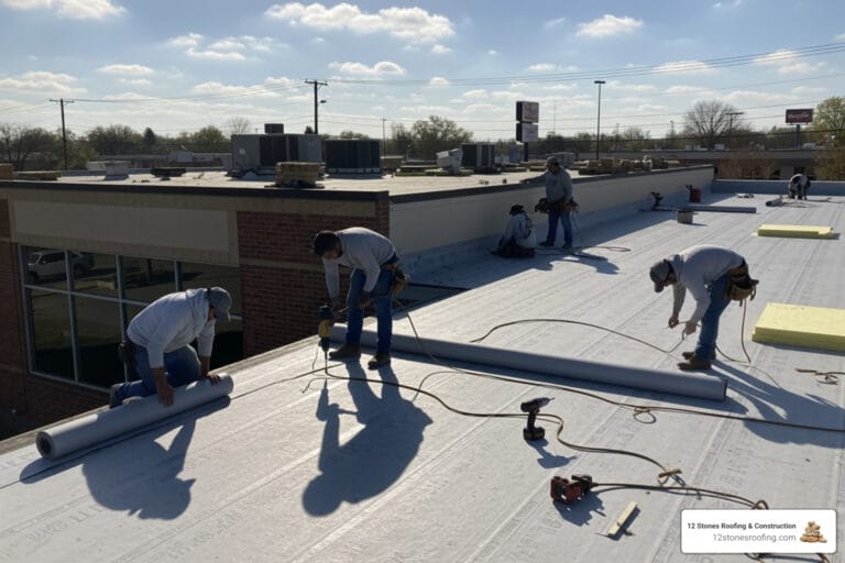 flat roof replacement Pasadena TX