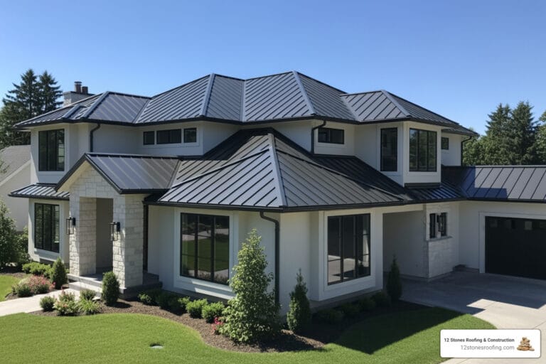 metal roof installation service by a trusted Roof company in La Porte