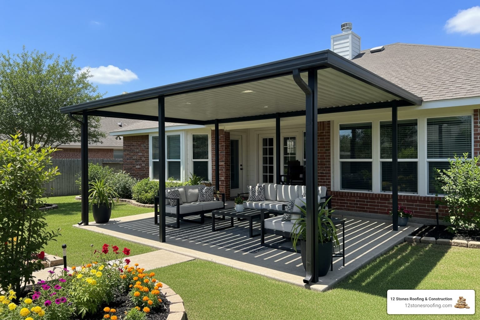 metal patio roof installation pasadena tx