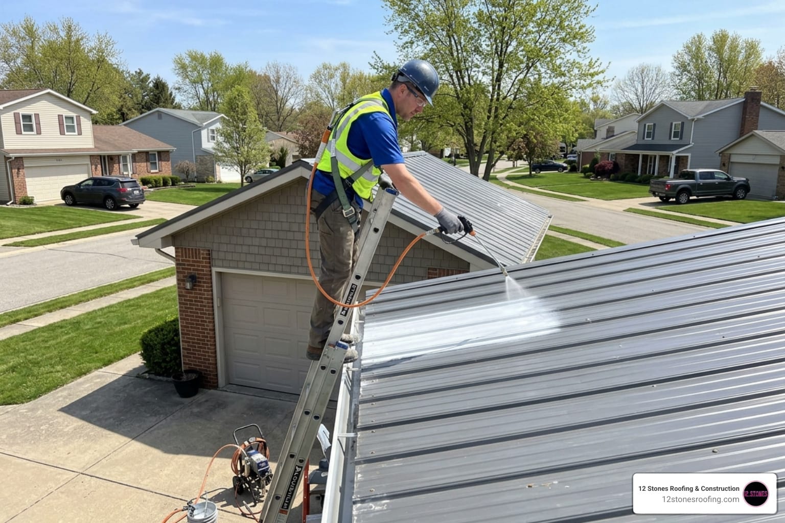 metal roof sealant spray