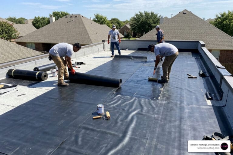 easy roof EPDM installation rubber roofing flat roof